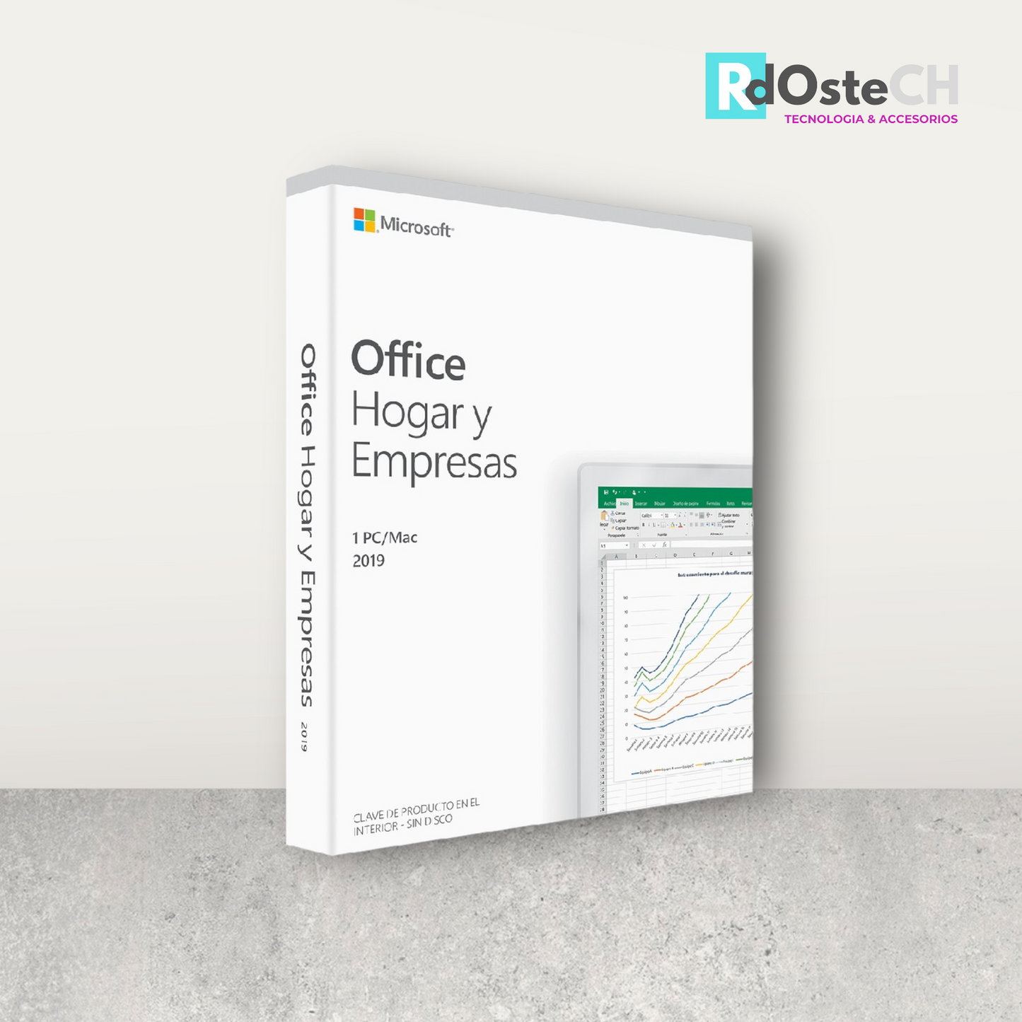 Microsoft Office Hogar y Empresas 2019 Mac Envío Digital