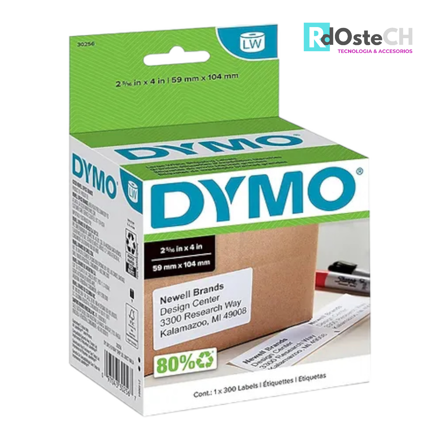 Rollo adhesivo impresora DYMO 550
